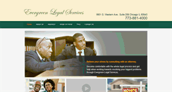 Desktop Screenshot of evergreenlegalservices.com